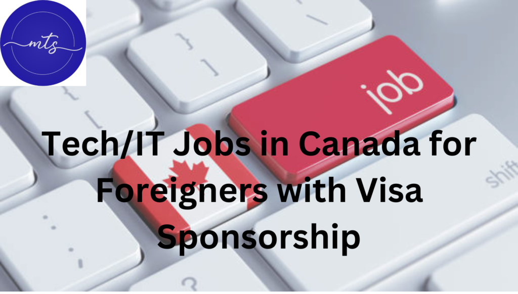 tech/IT jobs in Canada with visa sponsorship